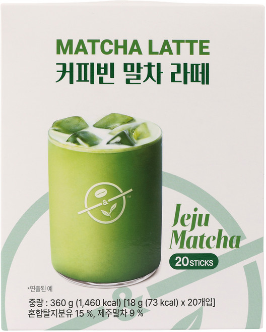 커피빈 말차 라떼, 18g, 1개, 20개입