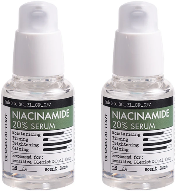 더마팩토리 나이아신아마이드 20% 세럼, 30ml, 2개 - 쿠팡