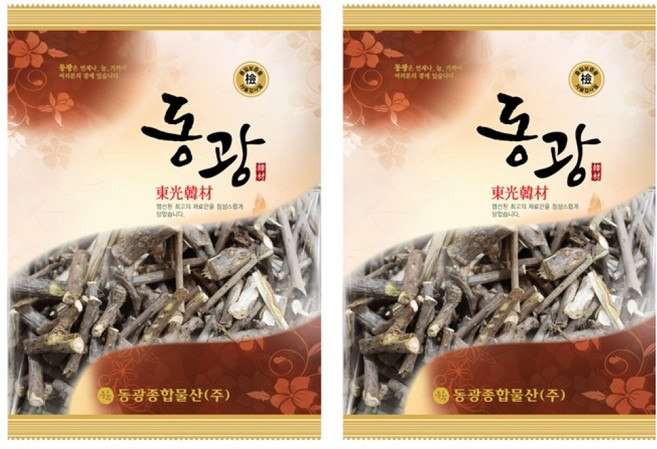 동광한방몰 국내산 오가피나무 오가목, 600g, 2개