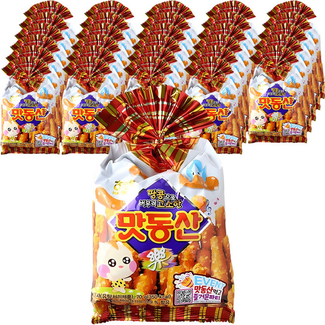 해태제과 맛동산, 70g, 30개