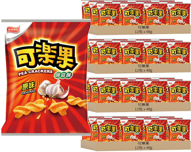 可樂果 碗豆酥 原味, 48包, 48g