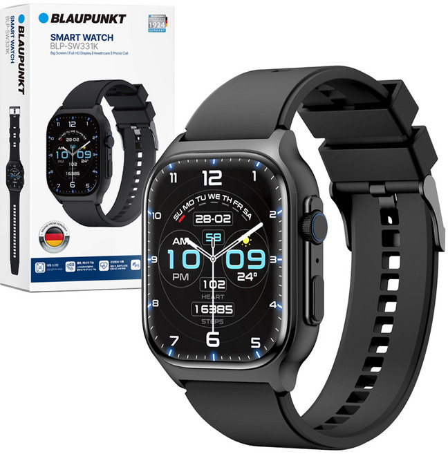 블라우풍트 스마트 워치, 블랙, 5cm, 블루투스