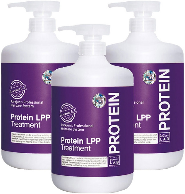 PARKJUN BEAUTY LAB LPP 蛋白質護髮素 白麝香, 1L, 3個