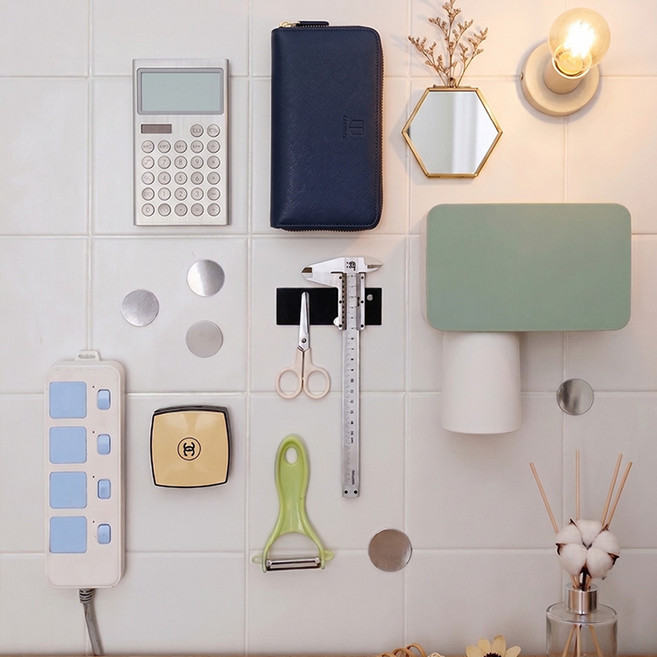 일상나눔 다용도 잘라쓰는 자석 접착 스티커 세트, 혼합 색상, 1세트