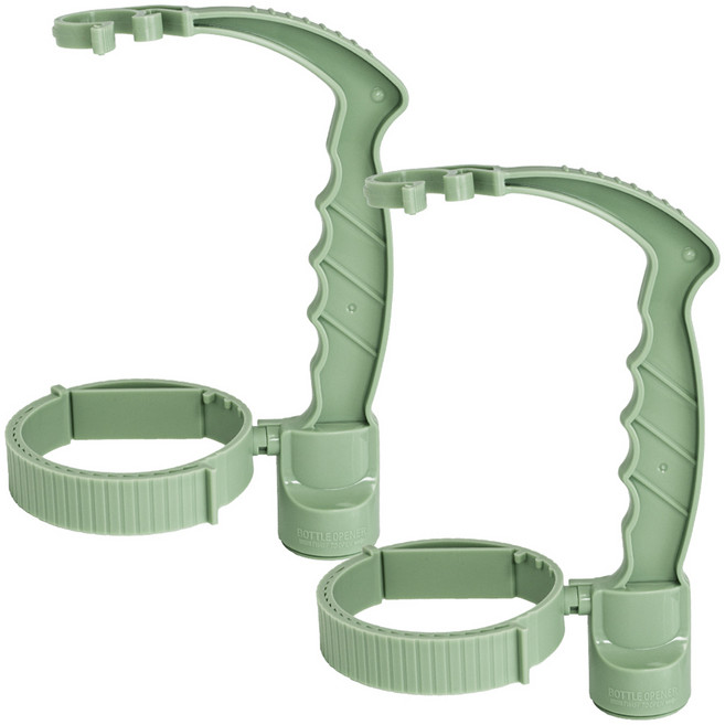 굿굿샵 생수 페트병 손잡이, 민트, 2개