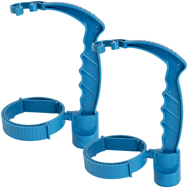 굿굿샵 생수 페트병 손잡이, 블루, 2개