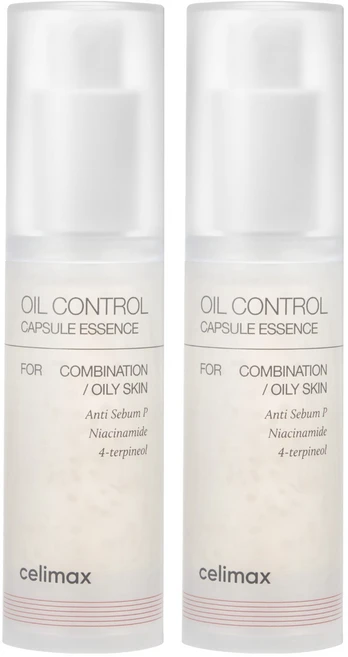 셀리맥스 오일 컨트롤 캡슐 에센스, 30ml, 2개 - 쿠팡