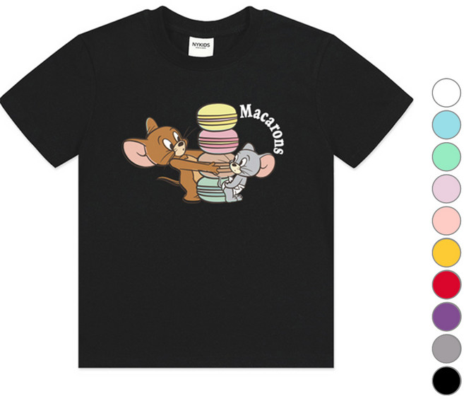 뉴욕꼬맹이 아동용 통기성 톰과제리 NY 반팔 티셔츠 TJ069