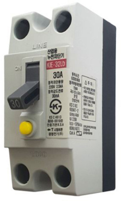 광명전기 산업용 누전차단기 KIE-32Lb 30A, 1개