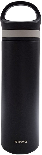 Kinyo 陶瓷隨行保溫杯 KIM-46 70 x 67 x 249mm 328g, 黑色, 500ml, 1個