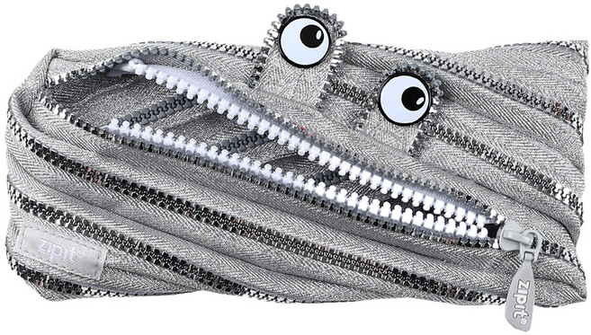 집잇 스페셜에디션 몬스터 파우치, 02 실버, 1개