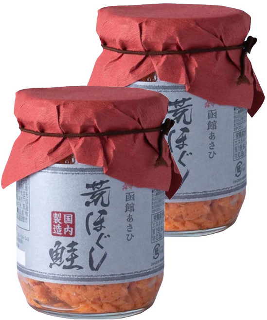Hakodate Asahi 函館朝日 鮭魚鬆 荒鮭, 100g, 2罐