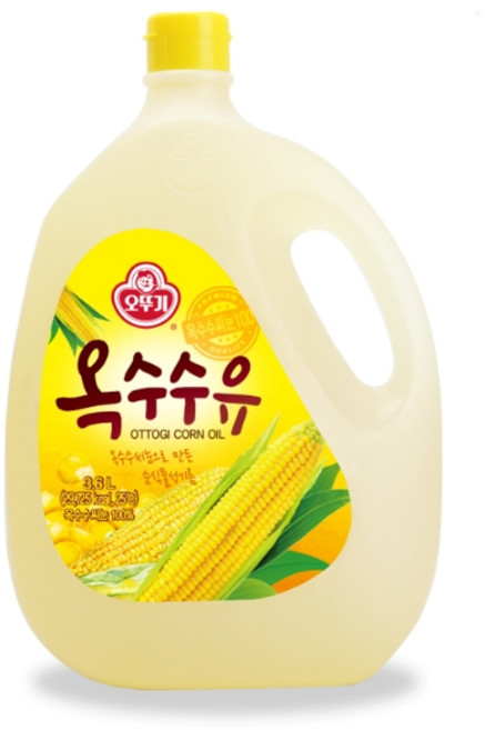 오뚜기 옥수수유, 3개, 3.6L