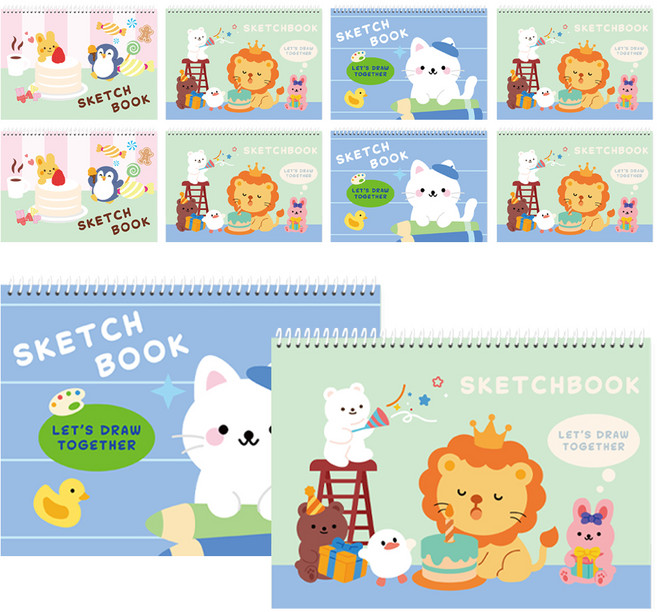 Tamsaa Fluffy 素描本 130g, 8開, 10個, 30張