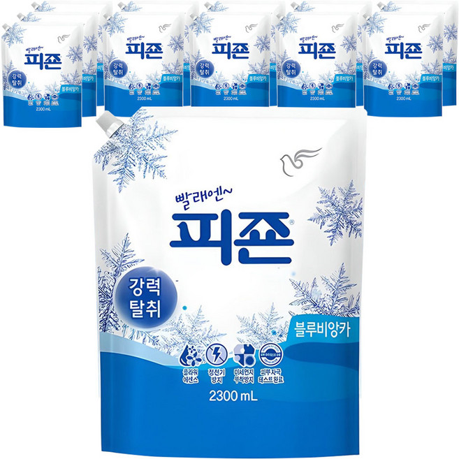 피죤 레귤러 섬유유연제 블루비앙카 리필, 2.3L, 1개입, 12개