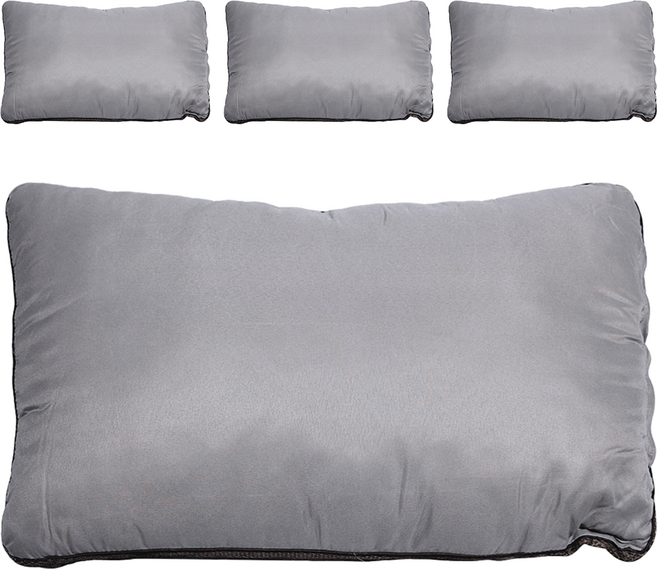 HAO SHUI MIAN DEEP SLEEPING 舒香好睡眠 大升級7星抗菌防蟎枕頭, 網邊灰色, 4個