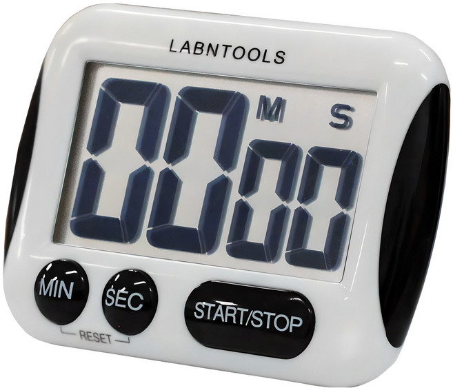 랩앤툴스 디지털 타이머, 블랙, 1개