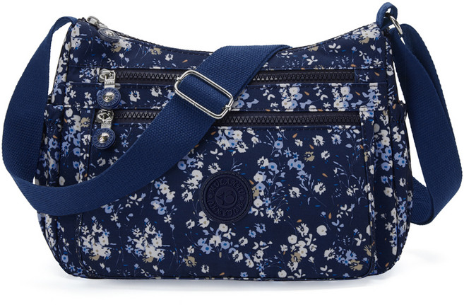 애드에딧 여성용 나일론 컬러그램 크로스백