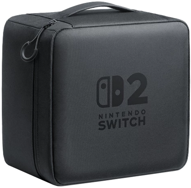 Nintendo 任天堂 SWITCH 2 全套收納包, 黑色, 1個, 單一商品