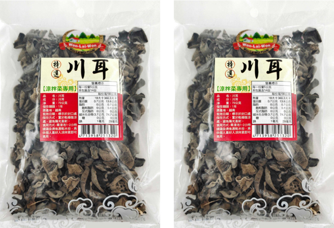 WON LAI WON 旺來旺 特選川耳, 70g, 2包