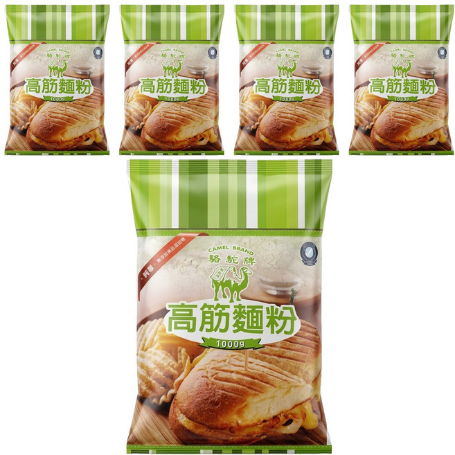 聯華製粉 高筋麵粉, 1kg, 5包