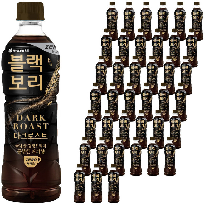 하이트진로 블랙보리 다크로스트 음료, 520ml, 40개