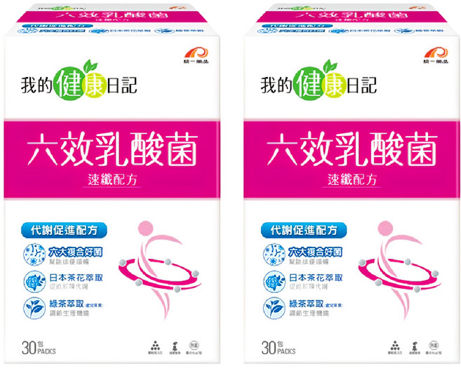 我的健康日記 六效乳酸菌速纖配方 顆粒 Set 含六大複合好菌、日本茶花萃取、綠茶萃取 幫助排便順暢 促進新陳代謝 調節生理機能, 30包, 5g, 2盒