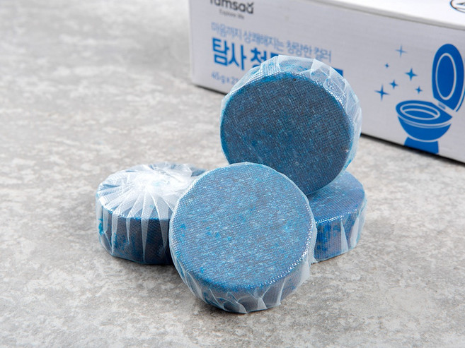 탐사 청 변기세정제, 45g, 21개