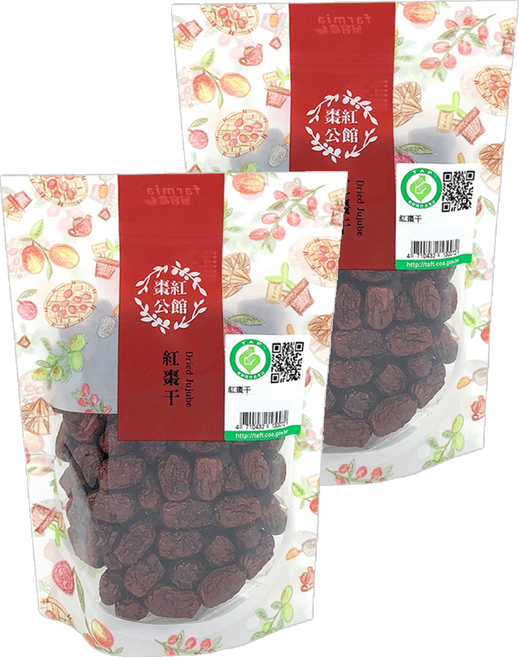 公館鄉農會 紅棗干, 200g, 2包