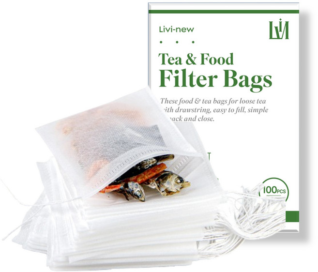 리비뉴 국물 육수용 일회용 다시백, 중(M), 100개입, 1개