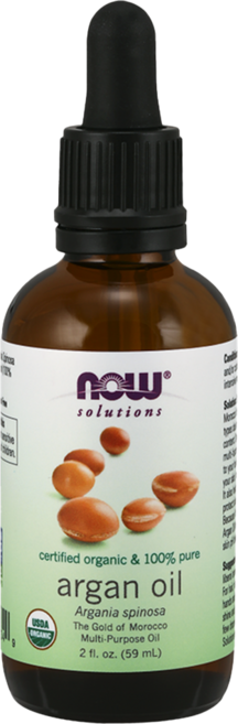NOW Solutions 美國 USDA 純摩洛哥堅果保濕油, 59ml, 1瓶