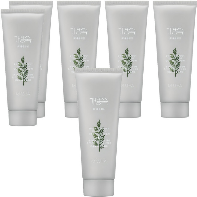 미샤 개똥쑥 팩 폼 클렌저, 150ml, 6개