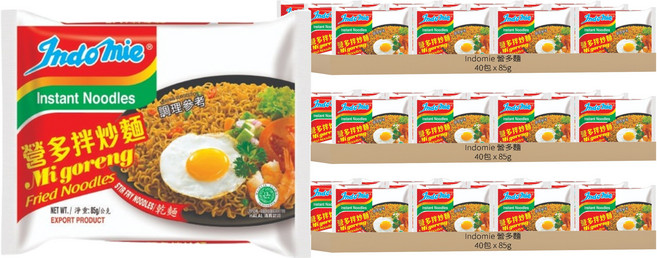 Indomie 營多麵 營多拌炒麵 85g, 120包