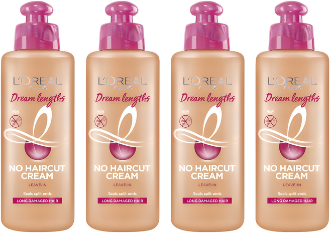 로레알파리 드림랭스 노 헤어컷 크림, 200ml, 4개
