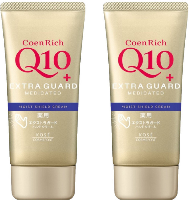 KOSE 高絲 CoenRich Q10 活齡 台灣公司貨 美白護手霜 賦活, 80g, 2條