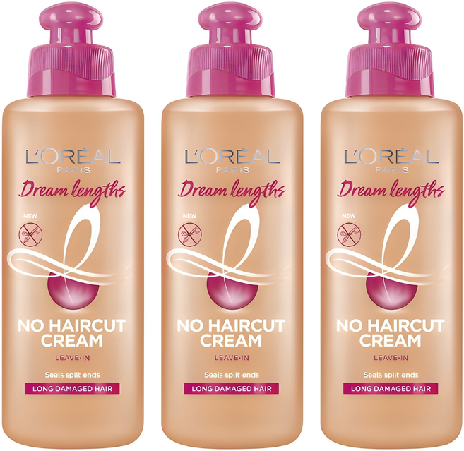 로레알파리 드림랭스 노 헤어컷 크림, 200ml, 3개