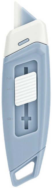 탐사 자석 잠금기능 세라믹 커터칼, 그레이, 1개