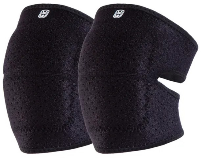 舞動舒適防撞護膝2件組, 黑色, 1組