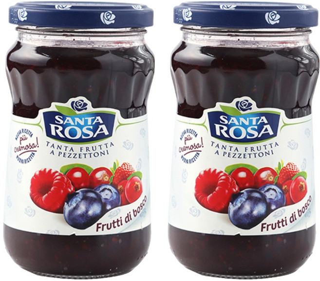 산타로사 믹스베리잼, 350g, 2개