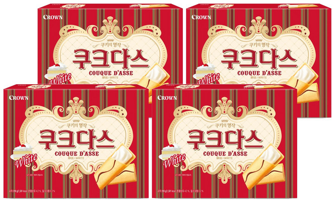 쿠크다스 화이트 토르테, 289g, 4개