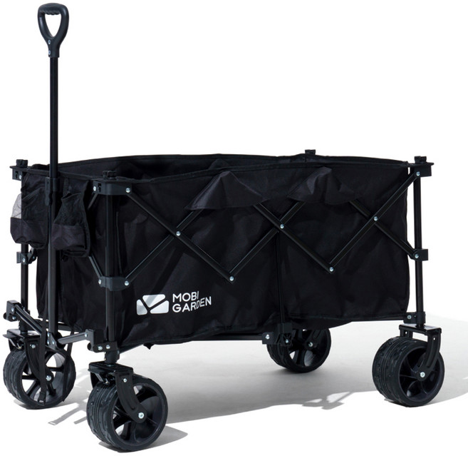 모비가든 클라우디 폴딩 웨건 S1, 블랙, 1개