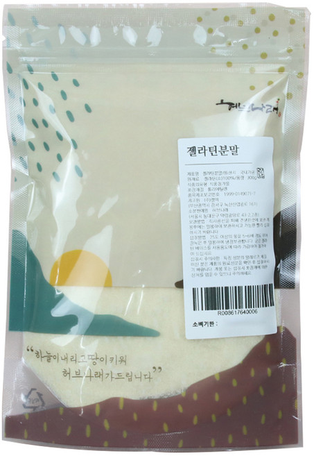 허브나래 젤라틴 가루, 300g, 1개