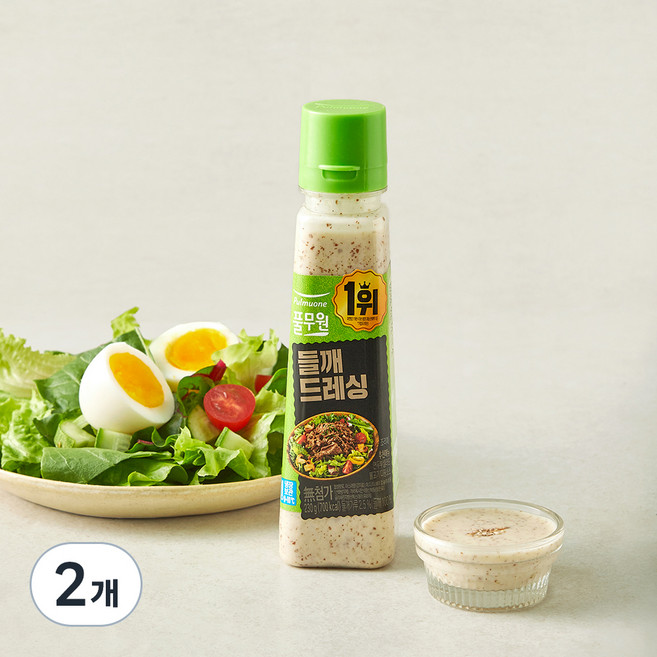 풀무원 들깨 드레싱, 230g, 2개