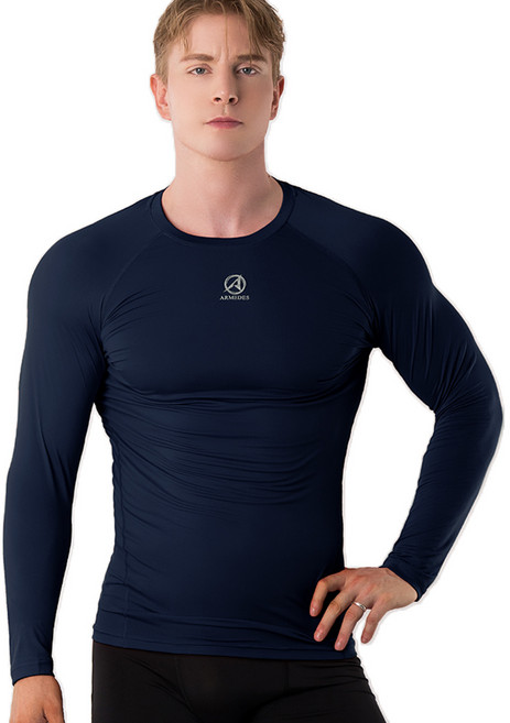 ARMEDES 男款 Techfit 長袖 足球 棒球 登山 騎行 健行 底層衣 內搭衣 上衣 AR-141