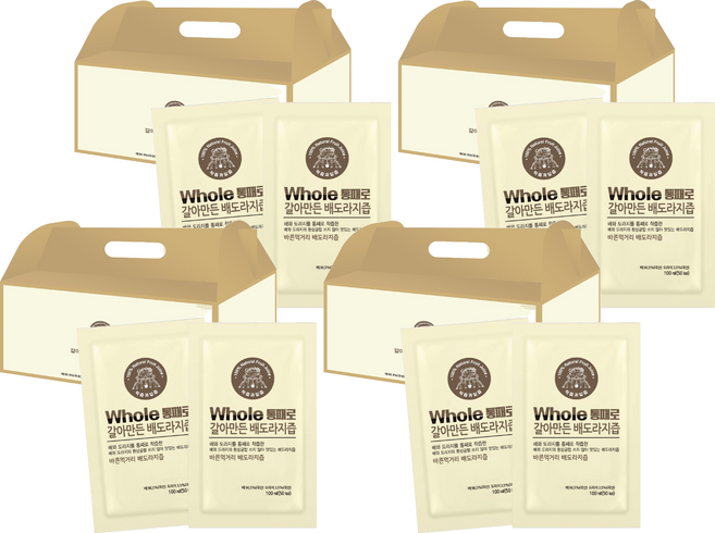 통째로 갈아만든 배도라지즙, 100ml, 120개