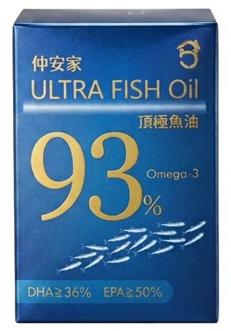 JOIN HOME 仲安家 ULTRA FISH OIL頂極魚油, 60顆, 830mg, 1罐