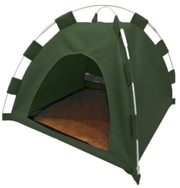 아메리칸베커 반려동물 하우스 강아지 텐트, 그린, 1개