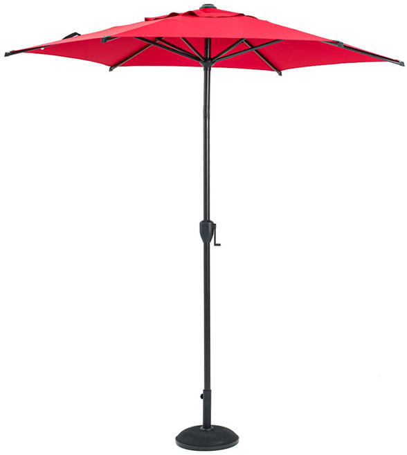타카쇼 야외 테이블 파라솔 2.3m, 레드