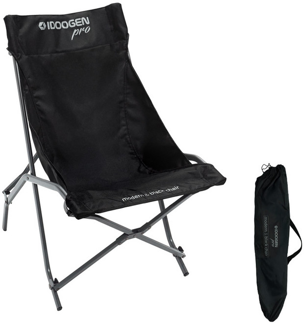 아이두젠 모던블랙체어 캠핑체어, 블랙, 1개