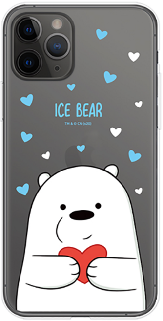 위베어베어스 투명 젤리 휴대폰 케이스